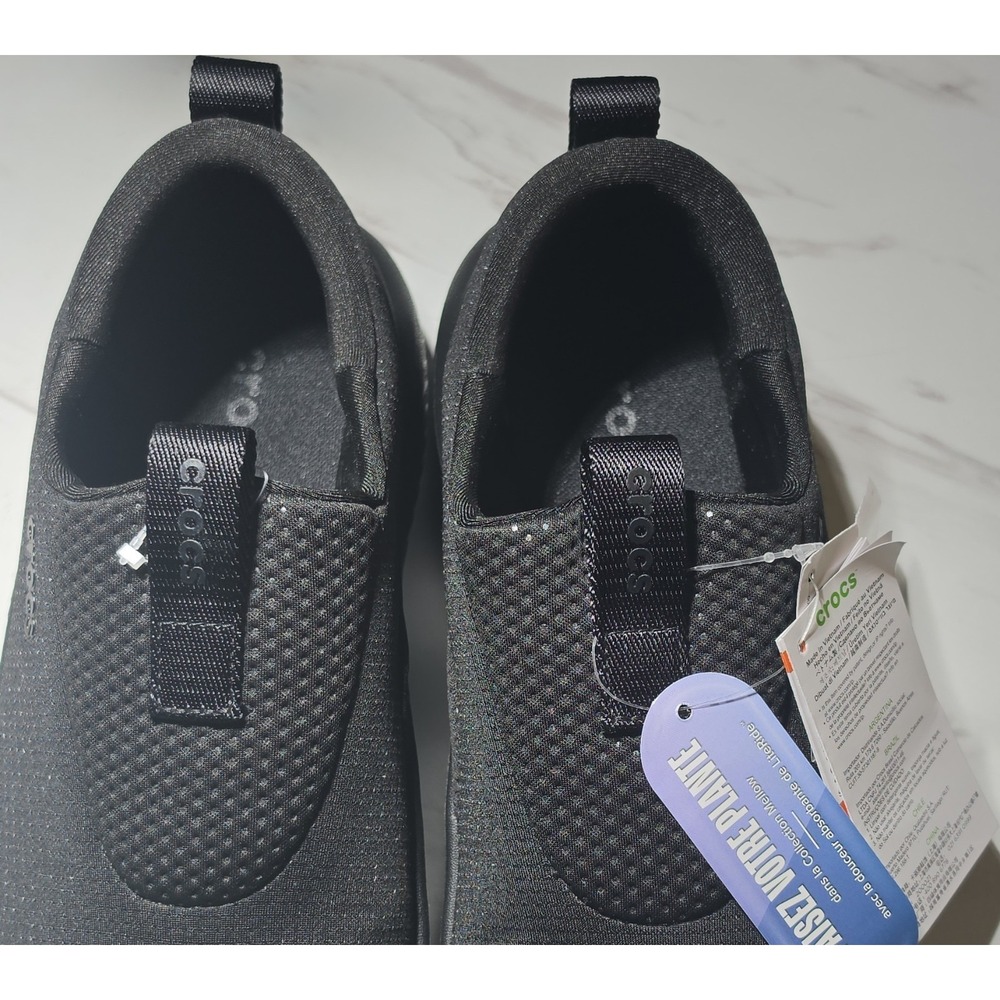 Crocs Men's Water Shoes Black Slip-On US Size 10‎ Medium Water Sports